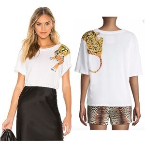 Le Superbe Scratching Tiger Tee Small